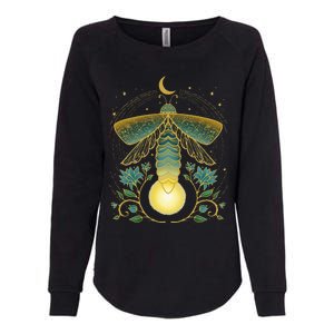 Firefly Magical Lunar Mystical Design For Nature Lovers Womens California Wash Sweatshirt