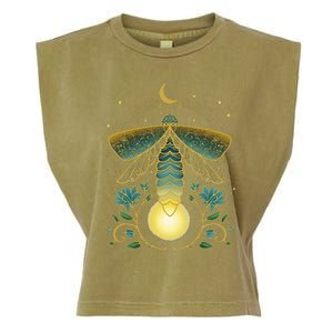 Firefly Magical Lunar Mystical Design For Nature Lovers Garment-Dyed Women's Muscle Tee