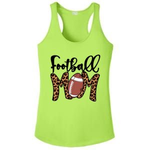 Football Mom Leopard American Football Mothers Day Mom Mama Great Gift Ladies PosiCharge Competitor Racerback Tank