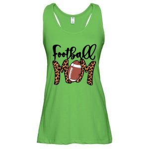 Football Mom Leopard American Football Mothers Day Mom Mama Great Gift Ladies Essential Flowy Tank