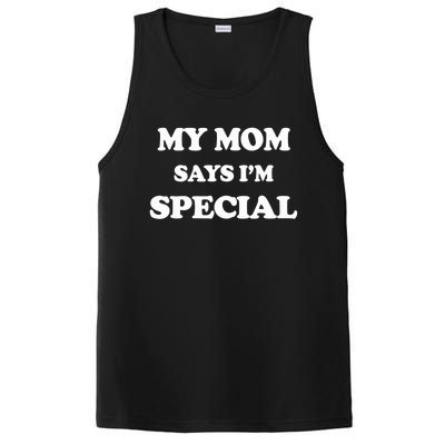 Funny My Mom Says I'm Special For Sons And Daughters PosiCharge Competitor Tank