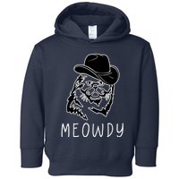 Funny Meowdy Meow & Howdy Mashup Country Music Cat Meme Fun Toddler Hoodie