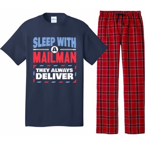 Funny Mailman Mail Carrier Joke They Always Deliver Postman Pajama Set