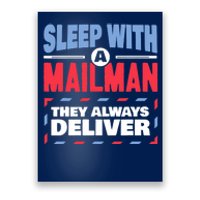 Funny Mailman Mail Carrier Joke They Always Deliver Postman Poster