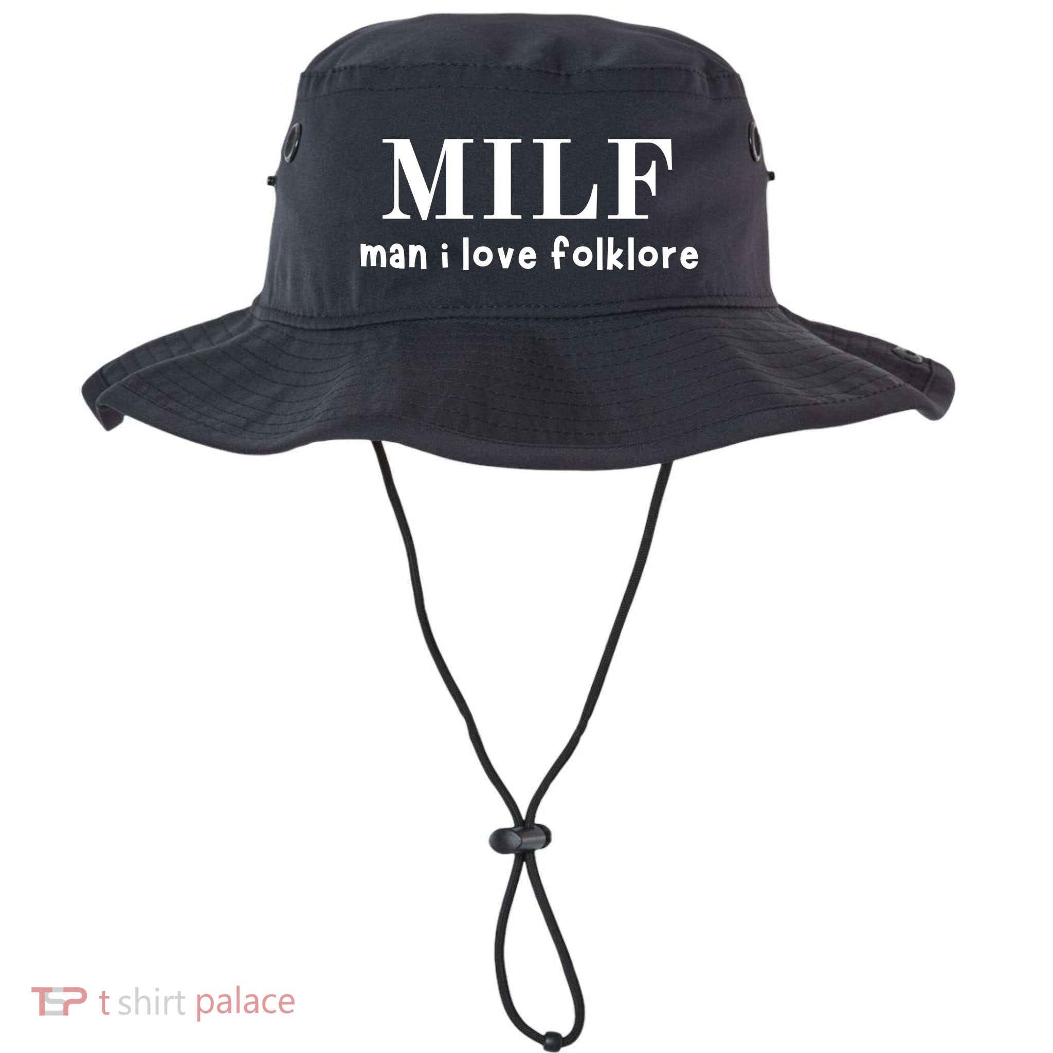 Funny Milf Man I Love Folklore Bucket Hat