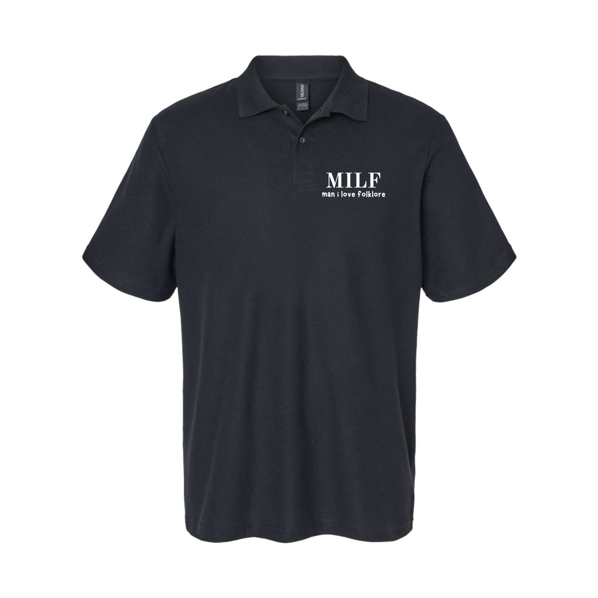 Funny Milf Man I Love Folklore Polo