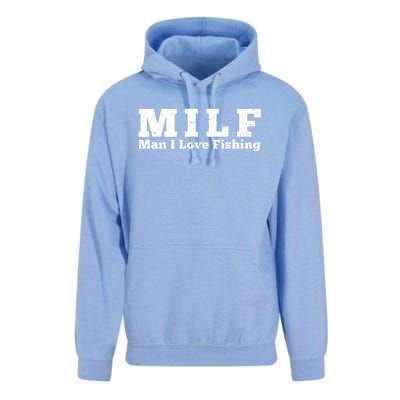 Funny MILF Man I Love Fishing Vintage Milf Fishing Shirt Fisherman Shirt Unisex Surf Hoodie