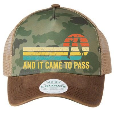 Funny Mormon Missionary Lds Basketball And It Came To Pass Legacy Tie Dye Trucker Hat