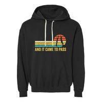 Funny Mormon Missionary Lds Basketball And It Came To Pass Garment-Dyed Fleece Hoodie