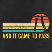 Funny Mormon Missionary Lds Basketball And It Came To Pass Garment-Dyed Fleece Hoodie