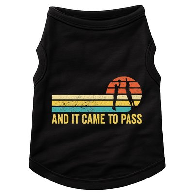 Funny Mormon Missionary Lds Basketball And It Came To Pass Doggie Tank