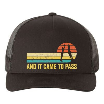 Funny Mormon Missionary Lds Basketball And It Came To Pass Yupoong Adult 5-Panel Trucker Hat