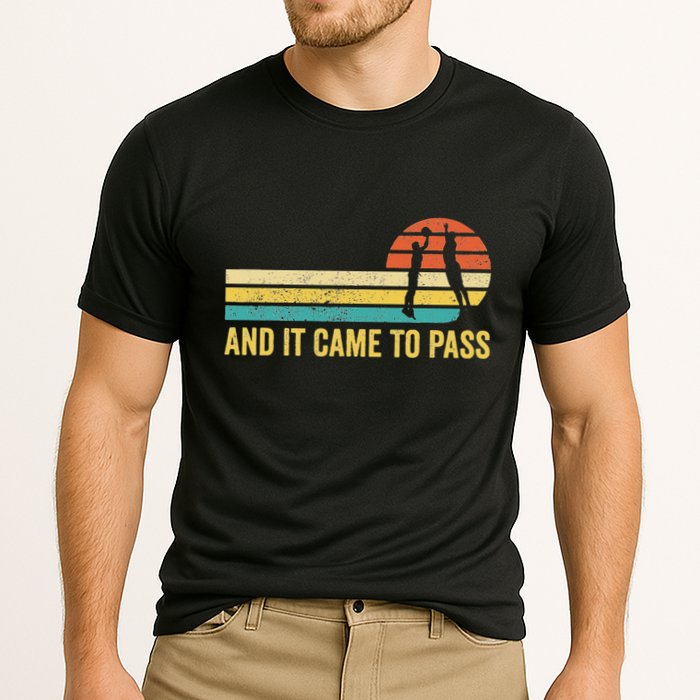 Funny Mormon Missionary Lds Basketball And It Came To Pass Performance Shirt