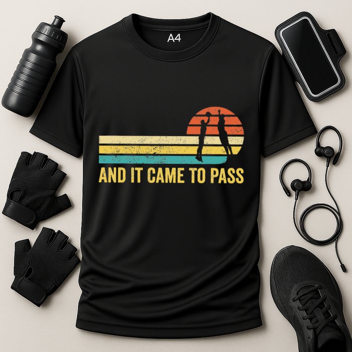 Funny Mormon Missionary Lds Basketball And It Came To Pass Performance Shirt