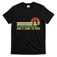 Funny Mormon Missionary Lds Basketball And It Came To Pass T-Shirt