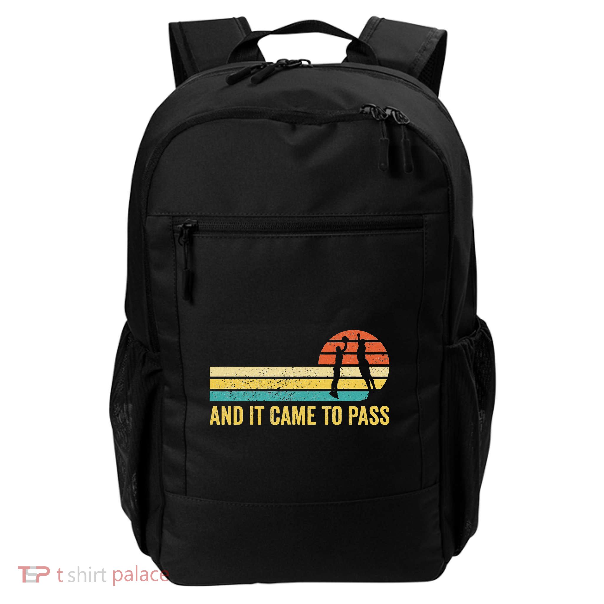 Funny Mormon Missionary Lds Basketball And It Came To Pass Backpack