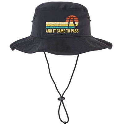 Funny Mormon Missionary Lds Basketball And It Came To Pass Bucket Hat