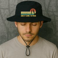 Funny Mormon Missionary Lds Basketball And It Came To Pass Bucket Hat