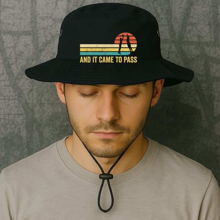 Funny Mormon Missionary Lds Basketball And It Came To Pass Bucket Hat