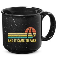Funny Mormon Missionary Lds Basketball And It Came To Pass 15oz Campfire Ceramic Mug