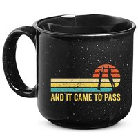 Funny Mormon Missionary Lds Basketball And It Came To Pass 15oz Campfire Ceramic Mug