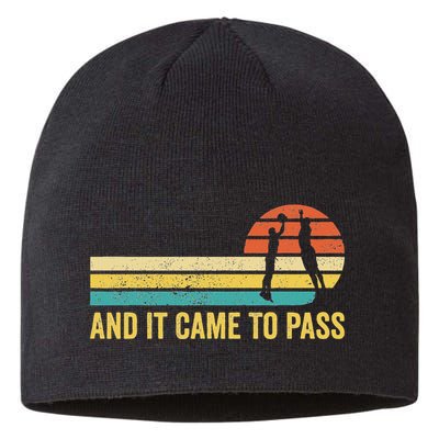 Funny Mormon Missionary Lds Basketball And It Came To Pass Sustainable Beanie