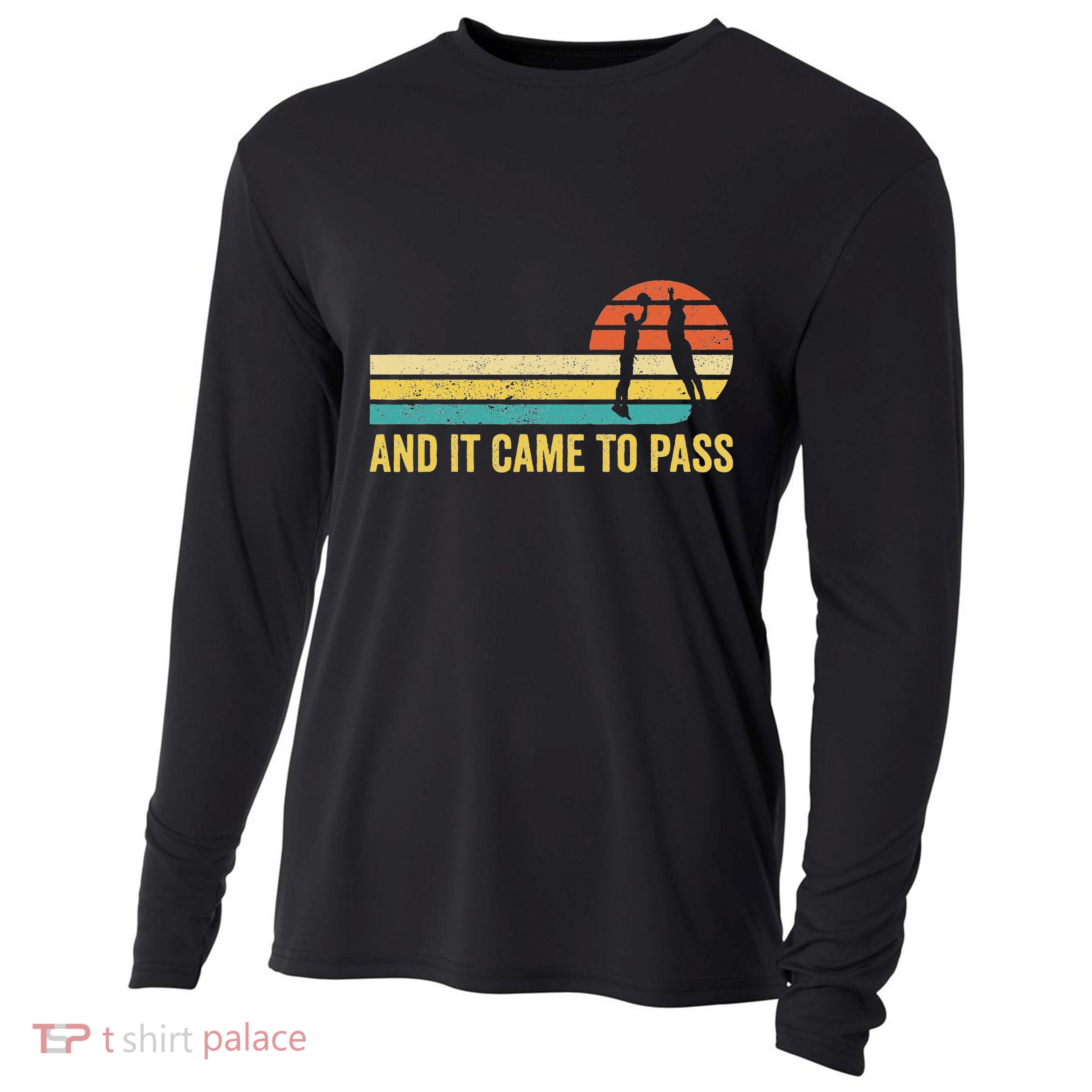 Funny Mormon Missionary Lds Basketball And It Came To Pass Cooling Performance Long Sleeve Crew