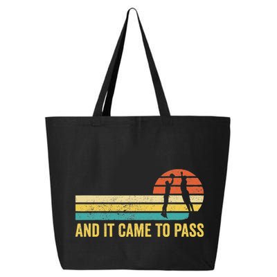Funny Mormon Missionary Lds Basketball And It Came To Pass 25L Jumbo Tote