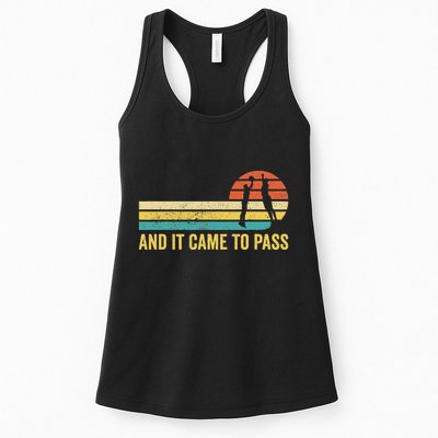 Funny Mormon Missionary Lds Basketball And It Came To Pass Womens Tank Top