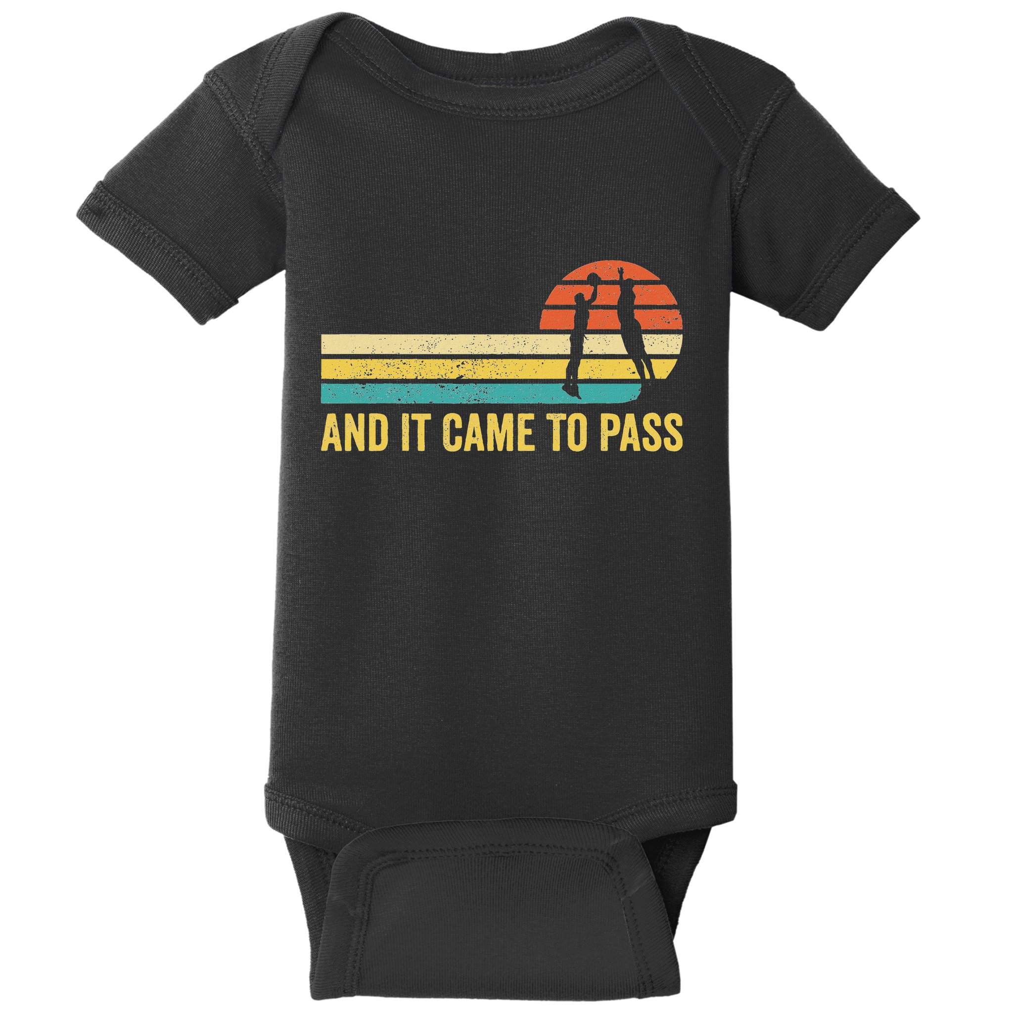 Funny Mormon Missionary Lds Basketball And It Came To Pass Baby Bodysuit