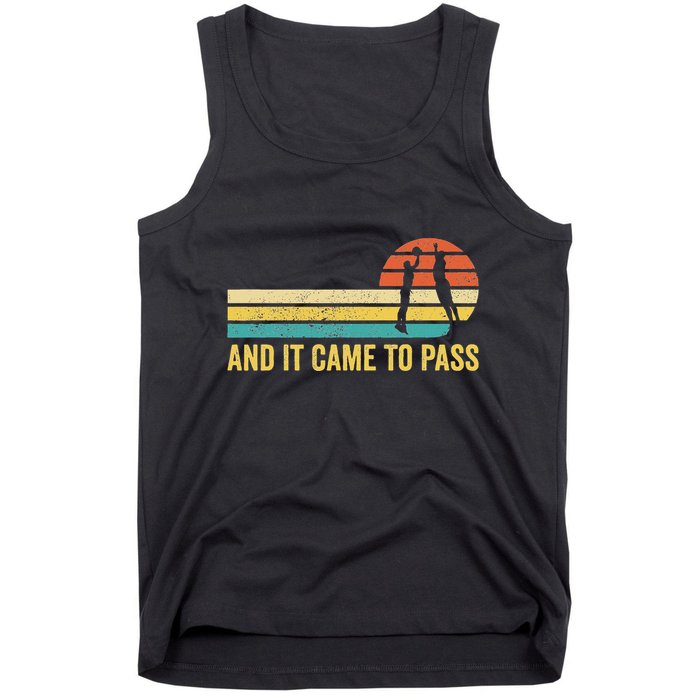 Funny Mormon Missionary Lds Basketball And It Came To Pass Tank Top