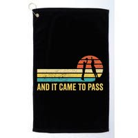 Funny Mormon Missionary Lds Basketball And It Came To Pass Golf Towel