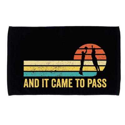 Funny Mormon Missionary Lds Basketball And It Came To Pass Microfiber Hand Towel