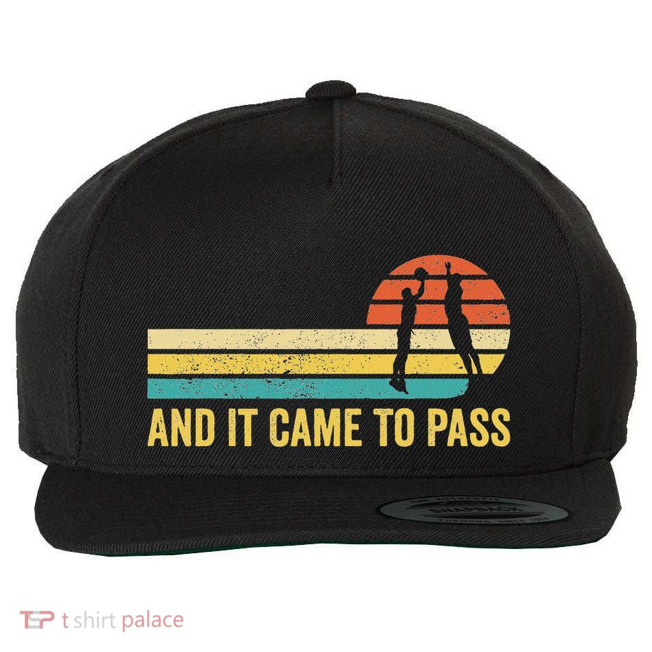 Funny Mormon Missionary Lds Basketball And It Came To Pass Wool Snapback Cap