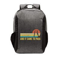 Funny Mormon Missionary Lds Basketball And It Came To Pass Vector Backpack