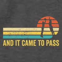 Funny Mormon Missionary Lds Basketball And It Came To Pass Vector Backpack