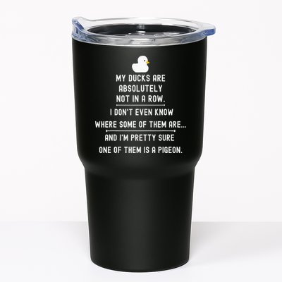 Funny Meme My Ducks Are Absolutely Not In A Row Pigeon Tumbler