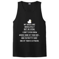 Funny Meme My Ducks Are Absolutely Not In A Row Pigeon PosiCharge Competitor Tank