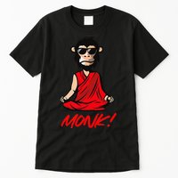 Funny Meditation MONK! Monkey Grafitti Skateboarding Punk Tall T-Shirt