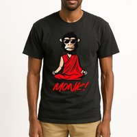 Funny Meditation MONK! Monkey Grafitti Skateboarding Punk Tall T-Shirt