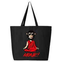 Funny Meditation MONK! Monkey Grafitti Skateboarding Punk 25L Jumbo Tote