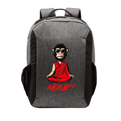 Funny Meditation MONK! Monkey Grafitti Skateboarding Punk Vector Backpack