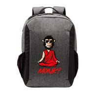 Funny Meditation MONK! Monkey Grafitti Skateboarding Punk Vector Backpack