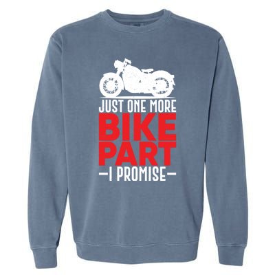 Funny Motorcycle Mechanic Gift For Motorbike Repair Meaningful Gift Garment-Dyed Sweatshirt