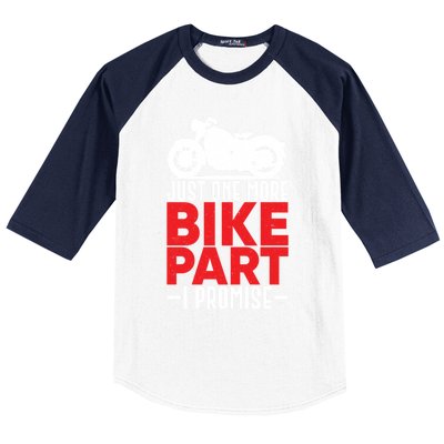 Funny Motorcycle Mechanic Gift For Motorbike Repair Meaningful Gift Baseball Sleeve Shirt