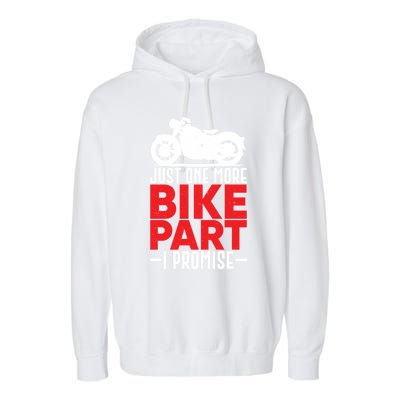 Funny Motorcycle Mechanic Gift For Motorbike Repair Meaningful Gift Garment-Dyed Fleece Hoodie