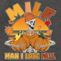 Funny MILF Man I Love Fall Vector Backpack