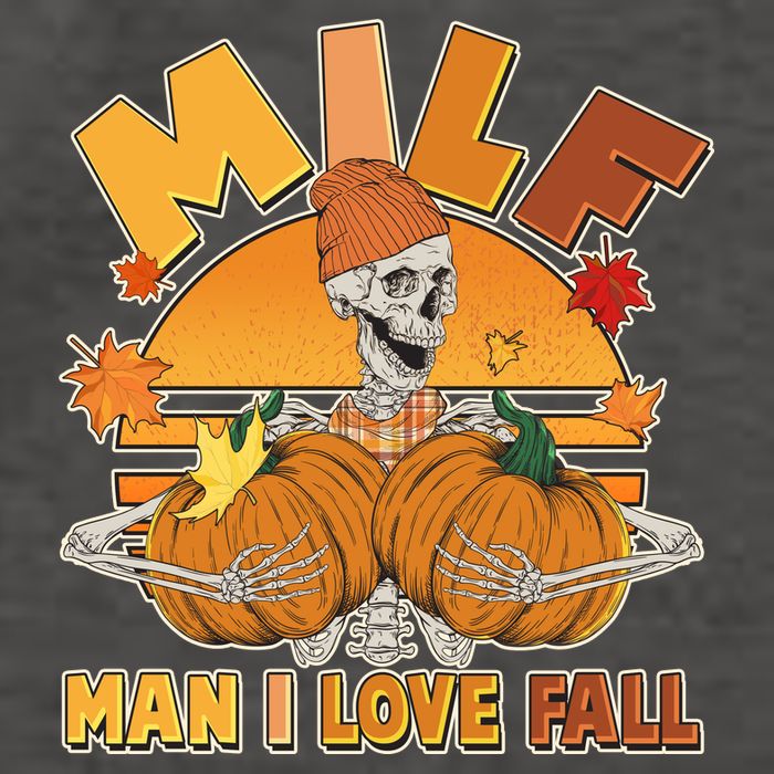 Funny MILF Man I Love Fall Vector Backpack