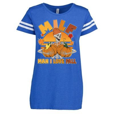 Funny MILF Man I Love Fall Enza Ladies Jersey Football T-Shirt