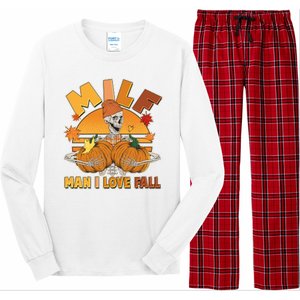 Funny MILF Man I Love Fall Long Sleeve Pajama Set